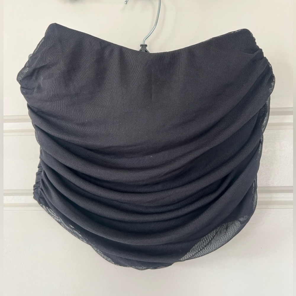 Ruched corset with boning